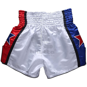 Shorts de boxe sublimés avec logo personnalisé, pour le kickboxing, le MMA, tissu respirant à séchage rapide, unisexe, vêtements d'entraînement pour les arts martiaux - Product Image 4