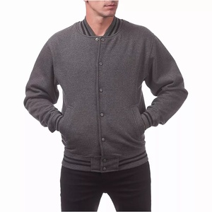Usine de vente directe de vestes universitaires, offrant une fabrication sur mesure, une étiquetage privé, des vestes à capuche en laine avec patchwork. - Product Image 6