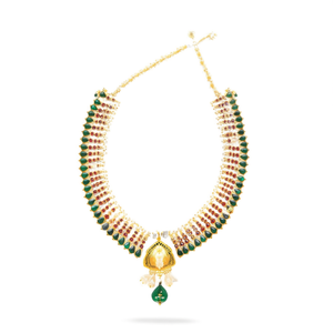 Traditional Kerala Style Palakka Mala Fashion Jewelry Set - Product Image 1