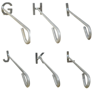 High Grade Aluminum Livestock Branding Iron <b>Set</b> Western Letters Animal Marking Tool for Cattle Pig <b>Farm</b> Identification Use - Product Image 3