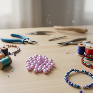 Perle di ilan da 8 mm, 20 g, per la creazione di gioielli - Product Image 3