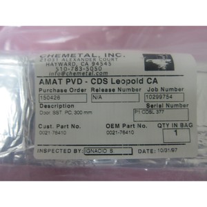 AMAT 0021-76410 DOOR, SST, PC, 300MM ENP CHAMBER - อุปกรณ์และชิ้นส่วนเซมิคอนดักเตอร์ระดับโลกที่เชื่อถือได้ - Product Image 4