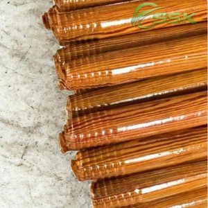 Madera de eucalipto recubierta de PVC de grano negro largo, palo de escoba de limpieza ecológica para el hogar, mango de tornillo de rosca de Italia, recogedor de escoba - Product Image 5