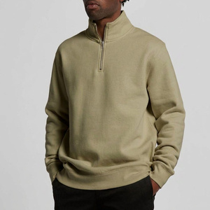 Sweat-shirt à col zippé premium en molleton de coton épais, streetwear, vêtements personnalisés avec étiquette privée pour les marques et les boutiques de vêtements - Product Image 6