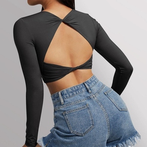 Mono Deportivo Personalizado de Alta Calidad con Elastina, Espalda Descubierta, Efecto Push-Up, Secado Rápido, para Yoga, Gimnasio, Fitness, de Una Pieza, Spandex/Nylon - Product Image 5