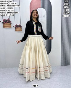 Aabha Classic Embroidered Floor-Length Lehenga Set - Product Image 3