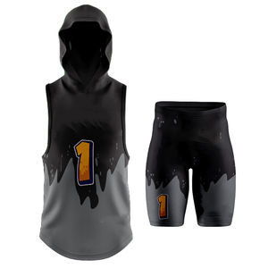 Uniformes de Fútbol Americano 7v7 al por Mayor, Diseño Personalizado con Bandera, Transpirables, Manga Corta, Tallas Grandes, Nombre del Equipo Personalizado, Alta Calidad - Product Image 4