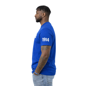 Camiseta de Chenilla con el Logo de Phi Beta Sigma 1914 para Hombre, Tela Premium, Ajuste Cómodo, Ropa Casual de Fraternidad Griega - Product Image 3