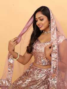 Indian Ethnic Designer Partywear Lehenga Choli for Wedding Party and <b>Festive</b> Functions for Women Trendy Fancy Outfit for Party - Product Image 3