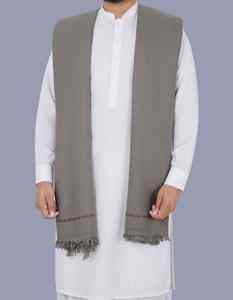 <b>Men</b> Winter Traditional Wool <b>Shawl</b> Soft Warm Solid Breathable 300g Formal Daily Wrap - Product Image 5