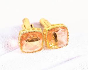 Boutons de manchette pour hommes en gros |   Boutons de manchette en métal personnalisés pour mariage, affaires et tenues formelles, bijoux de mariage en gros - Product Image 1