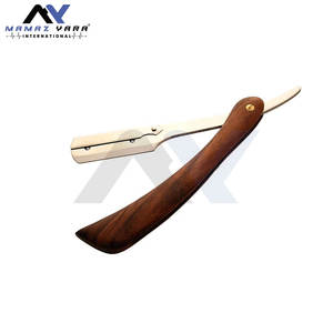 Rasoir à lame droite de haute qualité pour hommes avec manche en bois, rasoirs manuels de barbier de haute qualité pour le visage et le corps - Product Image 6