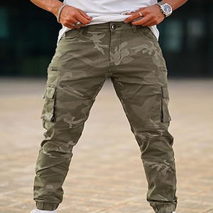 Pantalon de Costume Homme Sur Mesure Style Britannique Coupe Slim Couleur Café Taille Élastique en Toile avec Design Plissé à Devant Plat - Product Image 4