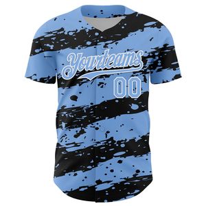 เสื้อเบสบอลโพลีเอสเตอร์ 100% ระบายอากาศได้ดี พิมพ์ลายแบบรีดร้อนตามสั่ง สำหรับสโมสรและโรงเรียน ปรับแต่งชื่อทีม โลโก้ และตำแหน่งได้ - Product Image 4