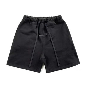 Shorts Hip Hop pour Homme en Molleton Tricoté 100% Coton Uni, Taille Mi-Haute, avec Cordon de Serrage, Respirant, Séchage Rapide, pour la Gym et l'Entraînement Décontracté - Product Image 2