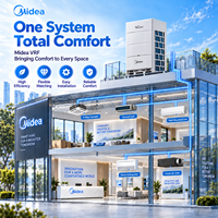 Système de climatisation complet professionnel Midea VC MAX VRF à onduleur DC intégral de 8HP à 90HP pour projets de complexes de bureaux