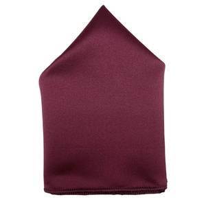 Pochette de costume unie Tie Benon Bourgogne 45g - Product Image 2