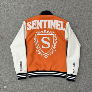Trending Fashion Customer Demanded Genuine Leather Wool Silk Unisex Varsity Lettermen Jackets <b>Covered</b> <b>Button</b> Closure Front - Product Image 3