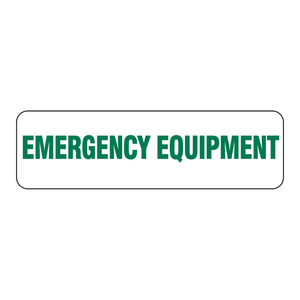 Etiqueta de Seguridad para Equipos de Emergencia Brady, Adhesivo Resistente al Agua y Duradero - Product Image 2