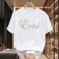 High-end 100% katoenen jersey T-shirts voor heren, custom DTF print, dierenprint, zacht, comfortabel, designer stijl, casual, groothandel