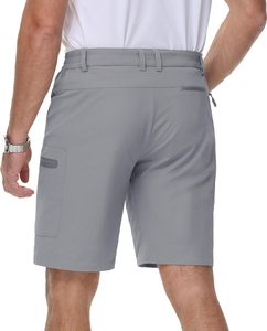 กางเกงขาสั้นผ้าแคนวาสสำหรับผู้ชายแบบกำหนดเองสำหรับฤดูร้อน แห้งเร็ว ระบายอากาศได้ดี เหมาะสำหรับเดินป่าและเล่นกีฬา มีกระเป๋า ป้องกันการฉีกขาด ลายพิมพ์ใหม่ - Product Image 3