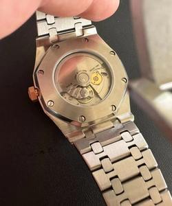 Reloj de Lujo Automático de Plata de Ley 925 con Moissanita para Hombre, Totalmente Cubierto de Diamantes, Cronógrafo, Estilo Hip Hop, Elegante y Ejecutivo - Product Image 3