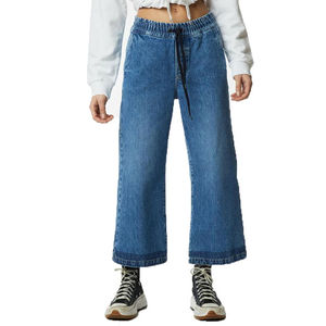 Jean slim taille haute en denim pour femme, coupe décontractée, épais et respirant, nouvelle collection, idéal pour l'extérieur - Product Image 4