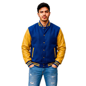 Blouson universitaire personnalisé pour les boutiques, fabricant de vêtements streetwear, blouson Letterman, vente en gros, vêtements à marque privée, fournisseur OEM - Product Image 5