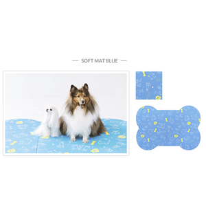 Tapis de jeu pour animaux de compagnie Sapsal - Écologique, imperméable, haute durabilité, coussin optimisé - Fabriqué en Corée Gris (S) - Product Image 1