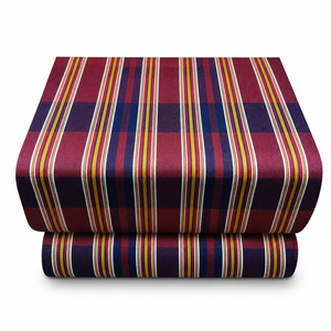 Rouleau de tissu rayé en nylon enduit de PVC tissé sur mesure pour sacs, bagages, équipements de plein air, rembourrage, applications industrielles et textiles - Product Image 1
