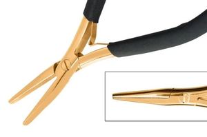 Flat Tip Hair Extension Pliers Hair Tools Stainless Steel Pliers With Black Handle Professional Tool for Install and Remove - Product Image 4