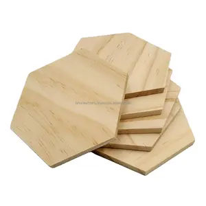 Posavasos de Madera para Bebidas, Mantelitos y Almohadillas, Vajilla para el Hogar, para Hotel, Restaurante, Venta Caliente, Hecho a Mano, para Café - Product Image 1
