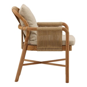 Chaise contemporaine en bois massif avec assise et dossier rembourrés, mobilier de salle à manger moderne pour restaurants et projets d'aménagement intérieur - Product Image 2