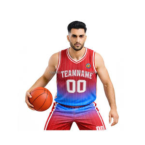 Uniforme de basketball pour homme de haute qualité 100% polyester avec couleur personnalisée, respirant et disponible en grandes tailles, avec expédition et livraison - Product Image 3