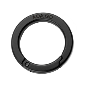 MING KEE METAL Bag Accessories 19mm Quality Luxury Metal Carabiner Custom Engraved Logo <b>Spring</b> O Ring Bag Accessories Clip - Product Image 1