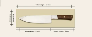 Kitchen <b>Knife</b> <b>Set</b> Stainless Steel Professional Chef <b>Knife</b> <b>Set</b> with <b>Sharp</b> Blade and Sheet Handle - Product Image 4