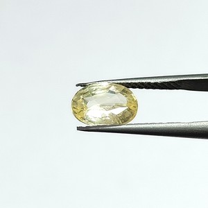 Zafiro amarillo ovalado natural de 3,29 quilates de Sri Lanka, piedras preciosas sueltas para la fabricación de joyas y anillos YOIS-204 - Product Image 4