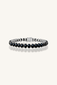 Pulsera Estrella Negra en Plata de Ley 92.5 KLSB-20630 - Product Image 2