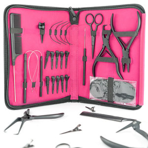 Kit de pinces professionnelles pour extensions de cheveux en kératine, pour l'installation, le retrait, l'entretien et le coiffage. - Product Image 2