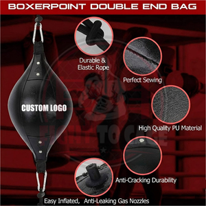 Saco de Boxeo de Doble Extremo OEM de Calidad Premium Ligero con Costuras Reforzadas y Opciones de Color Personalizadas 2026 - Product Image 3
