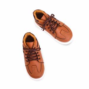 Zapatos largos formales mostaza para niños KD1756 - Product Image 1