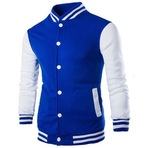 2026 Winter OEM Custom Canvas Stand Windproof Embroidery Streetwear Letterman Varsity Sleeve Patch Baseball Plus Size <b>Men's</b> - Product Image 2