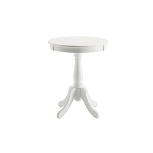 Tavolino d'Appoggio Algeria con Finitura Bianca per Arredamento Soggiorno - Product Image 3
