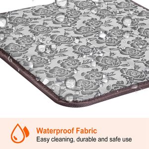 Tappetino Riscaldante Elettrico in Pile per Cani e Gatti con Tappetino Impermeabile e Custodia per Cavo in Acciaio Resistente ai Morsi - Product Image 3