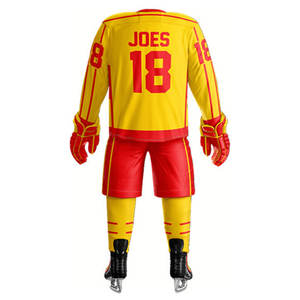 Uniforme de Hockey sobre Hielo de Diseño Personalizado de Alta Calidad 2026, el Mejor Uniforme Deportivo con Bordado del Nombre del Equipo OEM, Conjuntos de Ropa Deportiva a Bajo Precio - Product Image 2