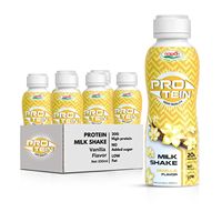 Boisson Énergisante Milkshake Protéiné à la Banane 330ml Bouteille Saveur Jus de Fruits Boissons Non Alcoolisées Aliments et Boissons Nutrition Sportive