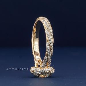 Anillo de Diamante Cultivado en Laboratorio con Forma de Puntero en Oro Sólido de 14K para Mujer, Joyería Fina de Lujo, Anillo de Compromiso con Diamante de Aspecto Natural - Product Image 6