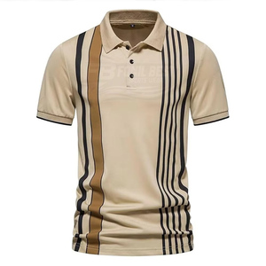เสื้อเชิ้ตผู้ชายคอปก ผ้าฝ้าย 100% ทรงปกติ พิมพ์ลายได้ตามต้องการ ลายเรียบ ผ้าถัก ระบายอากาศได้ดี สวมใส่สบายๆ - Product Image 1