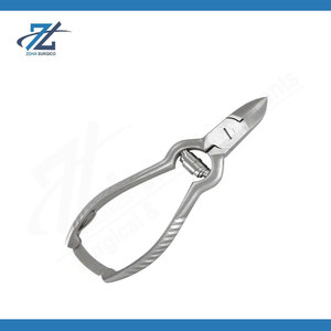 Wide Jaw Stainless Steel Ingrown Toenail Cutter Professional <b>Cuticle</b> Nipper Pusher Curved Manicure Pedicure <b>Tool</b> Made Pakistan - Product Image 5