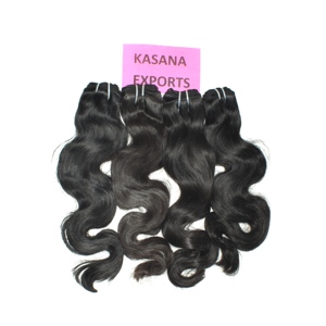 Extensions à clipser en cheveux humains vierges Remy indiens, double tirage, coupe droite, ondulation naturelle, 100g, pleine densité, qualité supérieure - Product Image 3